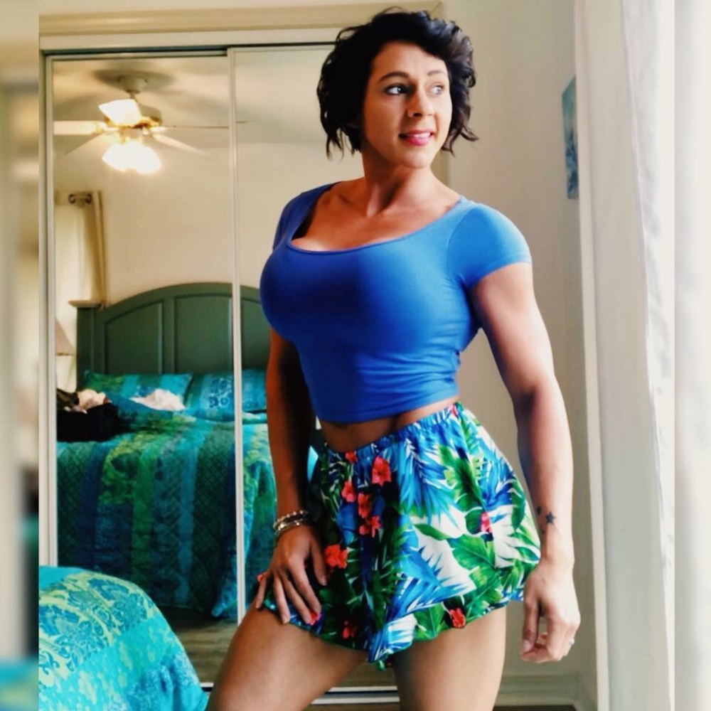 Floral / Tropical Print Summer Shorts